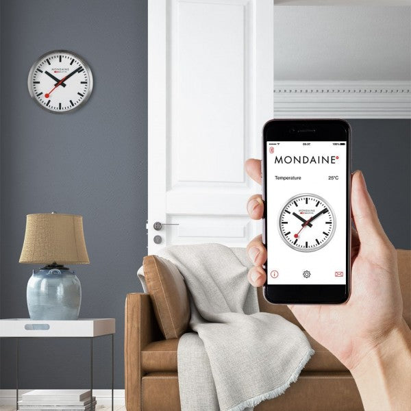 MONDAINE - Wall Clock stop2go 25cm