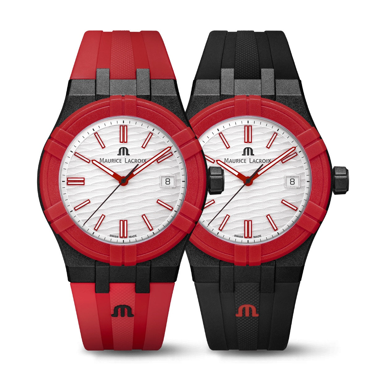 MAURICE LACROIX - Aikon #Tide Black, Red and White