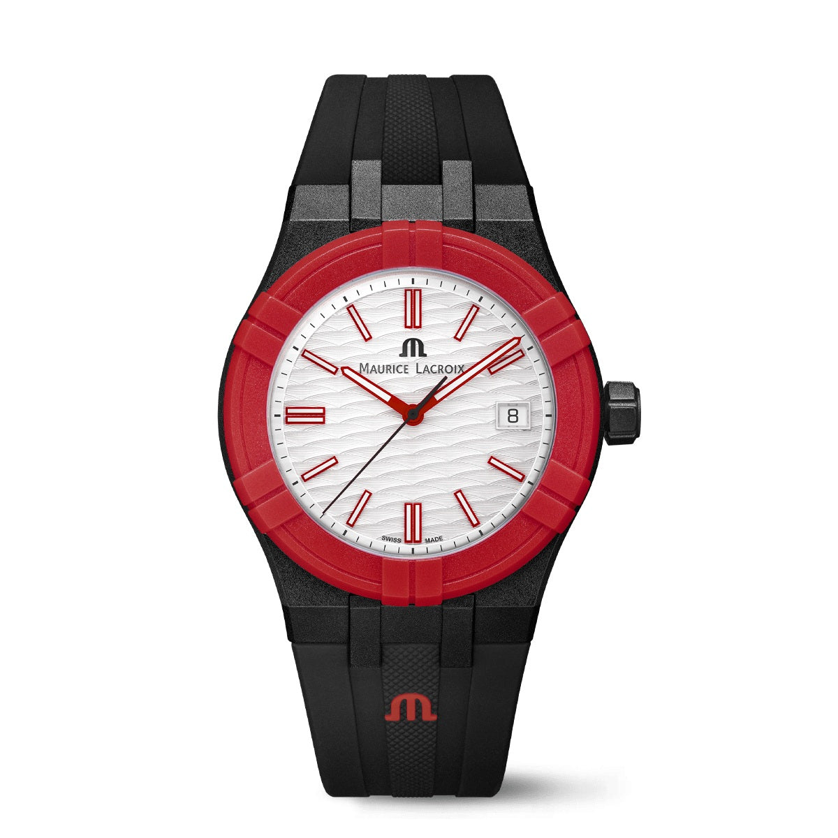 MAURICE LACROIX - Aikon #Tide Black, Red and White