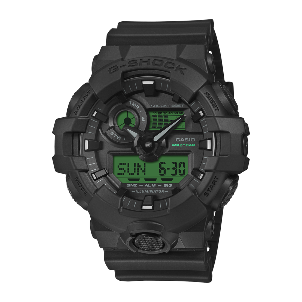 CASIO - G-SHOCK Limited Black and Electro Green