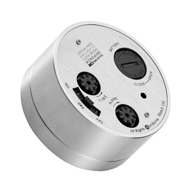 MONDAINE - Travel Alarm Clock Aluminium