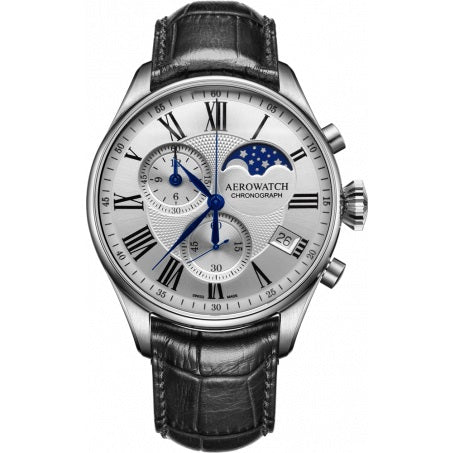 AEROWATCH - Les Grandes Classiques Chrono Moon Phase