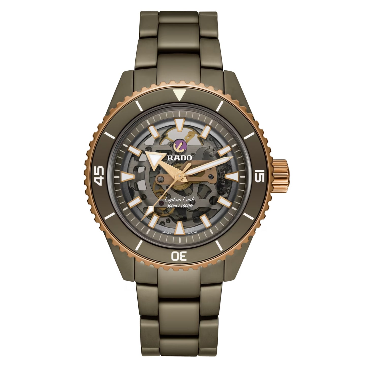 RADO - Captain Cook High-Tech Ceramic Skeleton