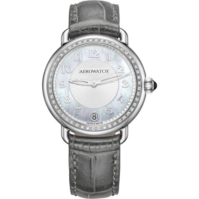 AEROWATCH - 1942 Lady Midsize Diamonds
