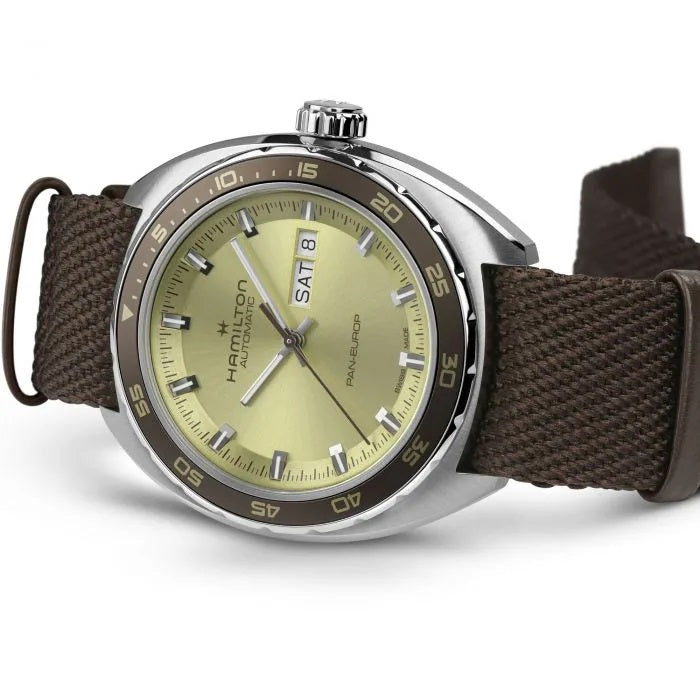 HAMILTON - American Classic Pan Europ Day Date Auto
