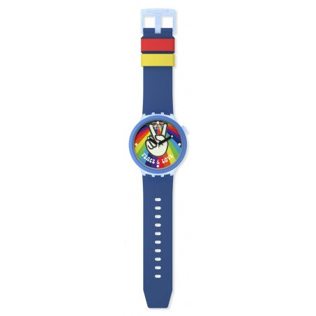 SWATCH - Originals Big Bold Bioceramic Peace Hand Love