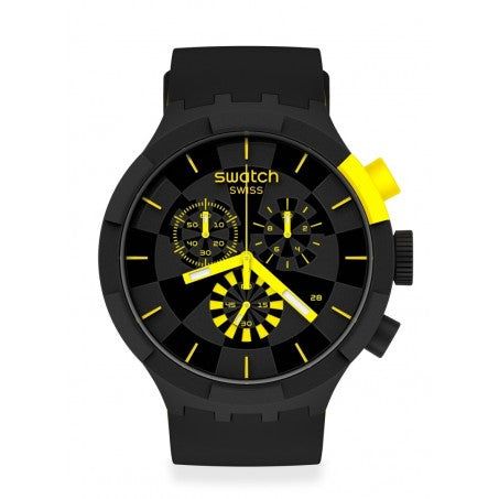 SWATCH - Originals Big Bold Chrono CHECKPOINT YELLOW