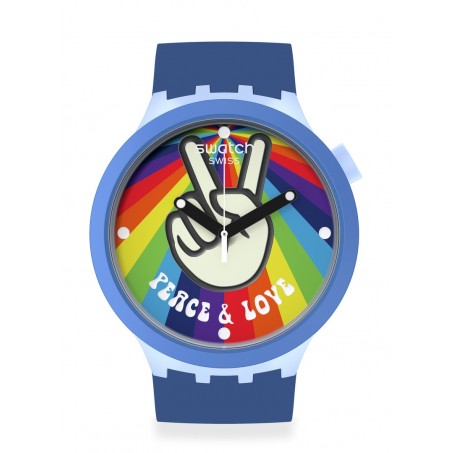 SWATCH - Originals Big Bold Bioceramic Peace Hand Love