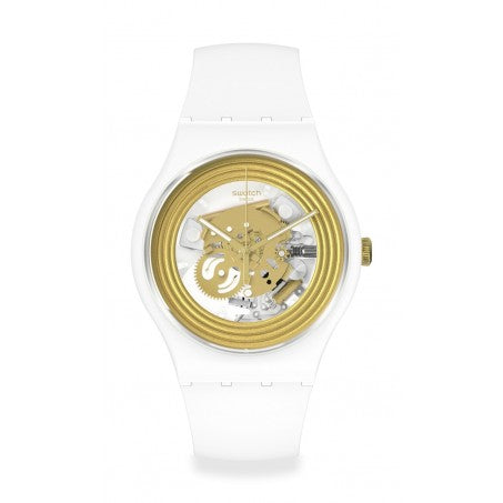 SWATCH - New Gent Originals Biosourced Golden Rings White