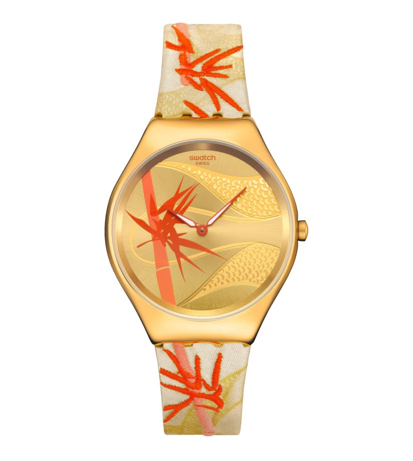 SWATCH - GOLDEN RED BAMBOO