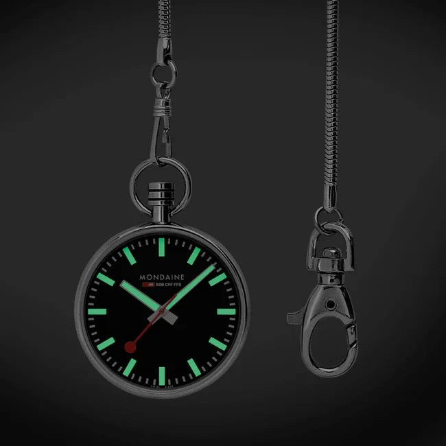 MONDAINE - Taschenuhr mit Kette