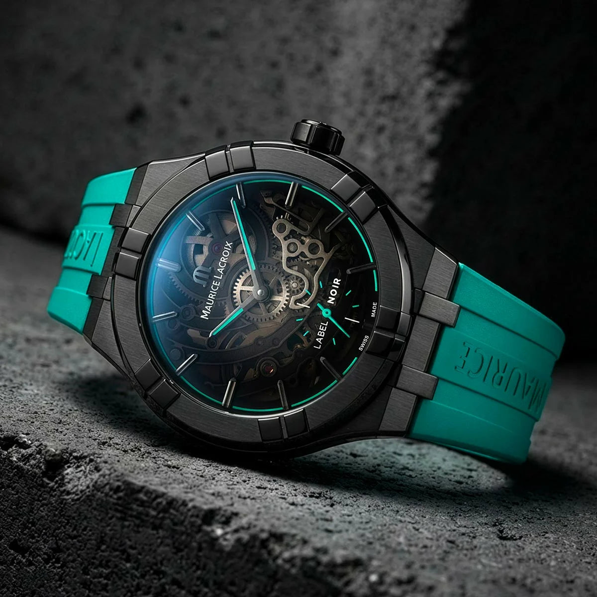 MAURICE LACROIX - Aikon Automatic Skeleton 45mm Label Noir Limited Edition