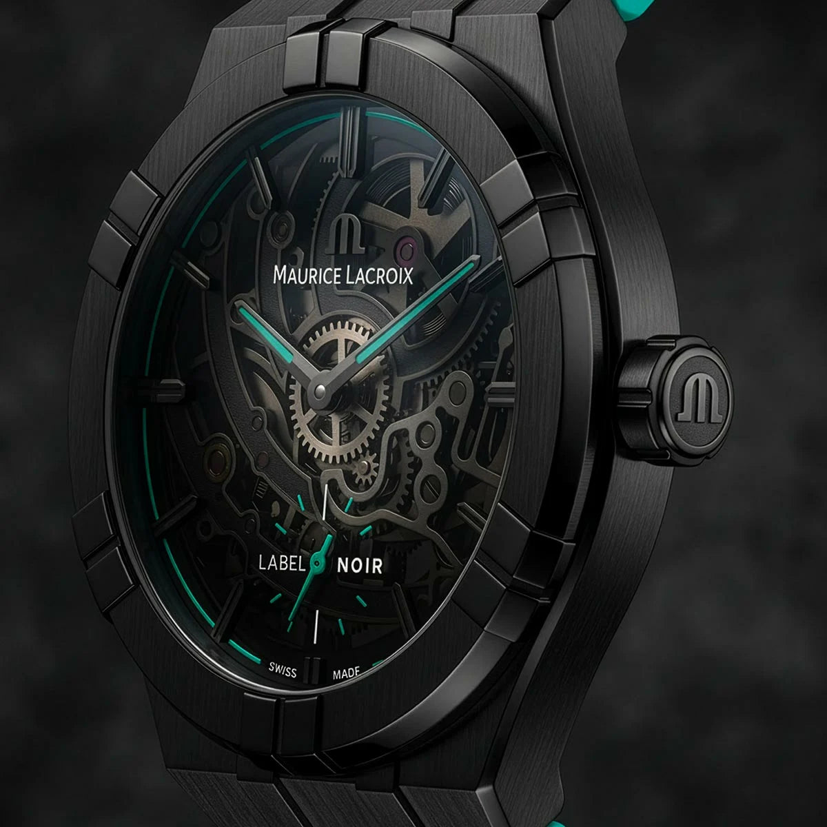 MAURICE LACROIX - Aikon Automatic Skeleton 45mm Label Noir Limited Edition