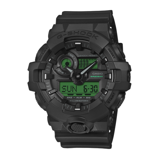 CASIO - G-SHOCK Limited Black and Electro Green