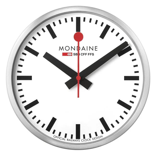 MONDAINE - Wall Clock stop2go 25cm