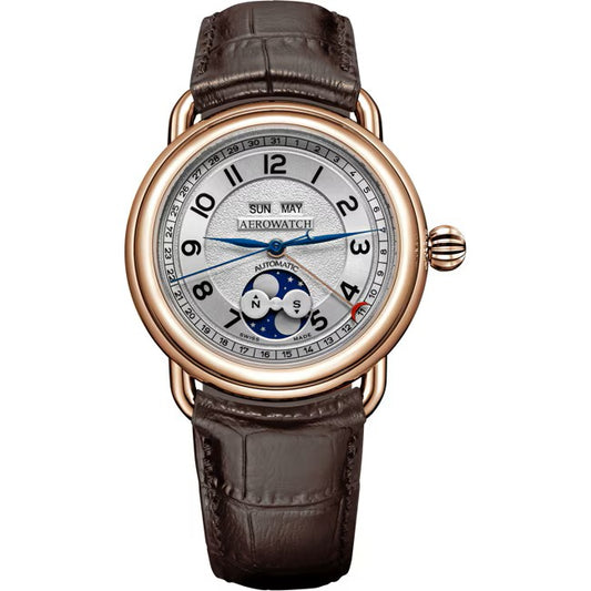 AEROWATCH - 1942 Calendrier Complet Automatic