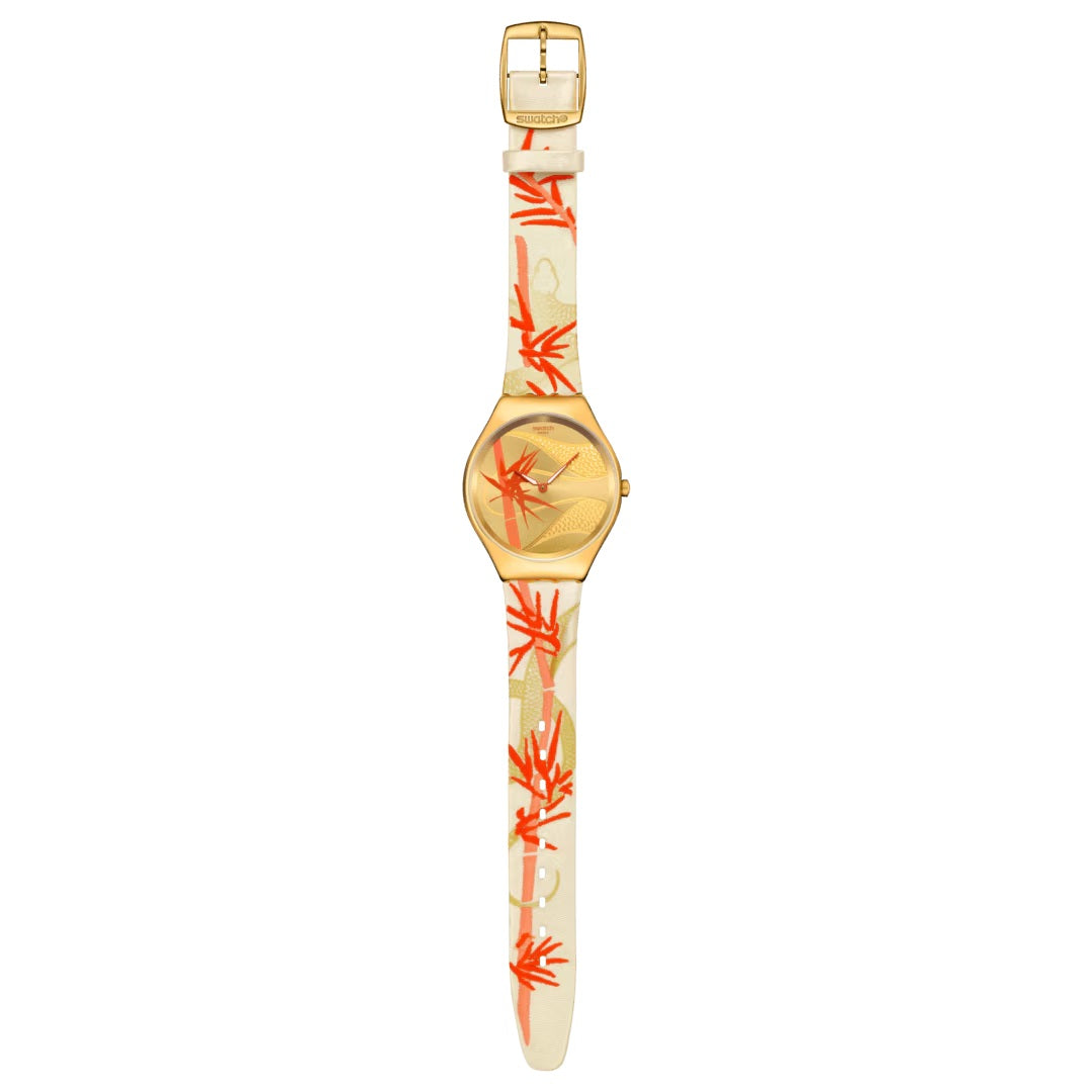 SWATCH - GOLDEN RED BAMBOO