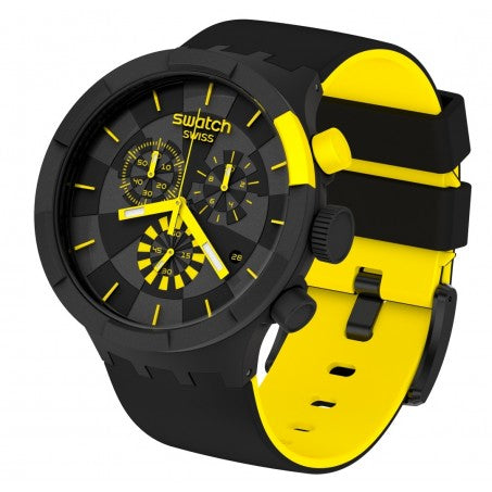 SWATCH - Originals Big Bold Chrono CHECKPOINT YELLOW